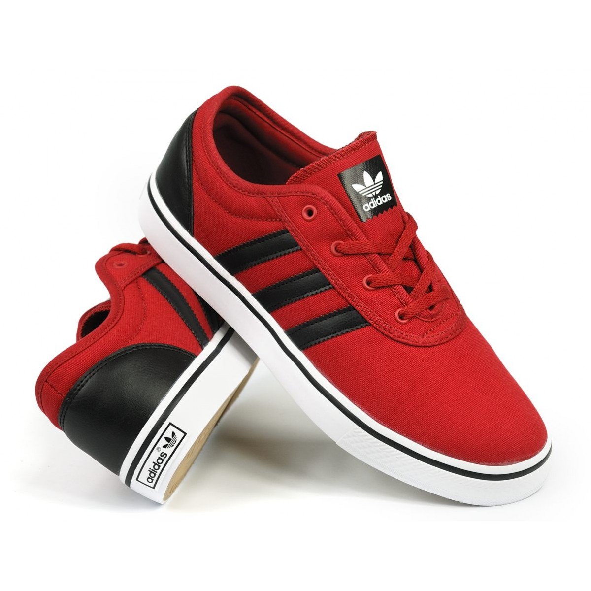 Adidas Skateboarding Adi Ease J Red Canvas